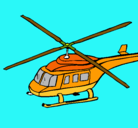 Dibujo Helicóptero  pintado por colorresd