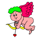 Dibujo Cupido pintado por cccccccccc88