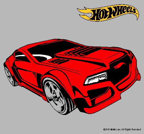 Dibujo Hot Wheels 5 pintado por wizthe