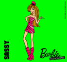 Dibujo Barbie Fashionista 2 pintado por CLAUDIAB