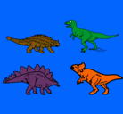 Dibujo Dinosaurios de tierra pintado por ivansaurio