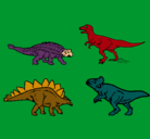 Dibujo Dinosaurios de tierra pintado por cristian14