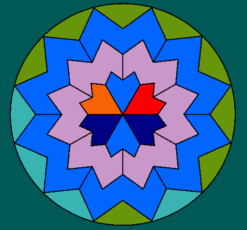 Dibujo Mandala 29 pintado por agatatuchina