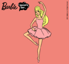 Dibujo Barbie bailarina de ballet pintado por -Andrea