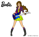 Dibujo Barbie guitarrista pintado por mOrenaH