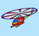 Dibujo Helicóptero pintado por Ivan130706