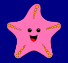 Dibujo Estrella de mar pintado por sandy123
