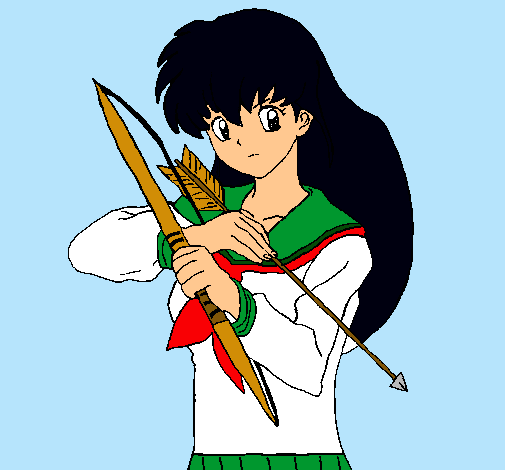 Dibujo Kagome pintado por SaraNoelia