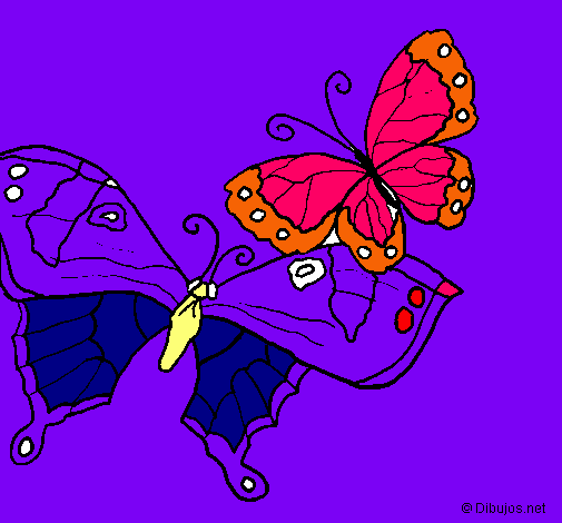 Dibujo Mariposas pintado por roxii-pop