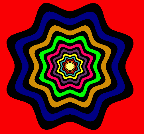 Dibujo Mandala 46 pintado por rmbp