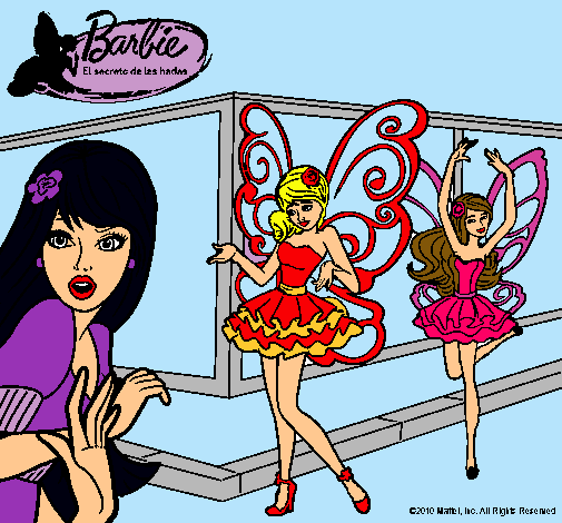 Dibujo Las hadas de Barbie pintado por Amadix