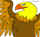 Dibujo Águila Imperial Romana pintado por valex