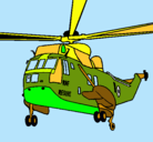 Dibujo Helicóptero al rescate pintado por dima