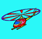 Dibujo Helicóptero pintado por amilcar