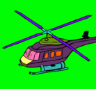 Dibujo Helicóptero  pintado por kduey