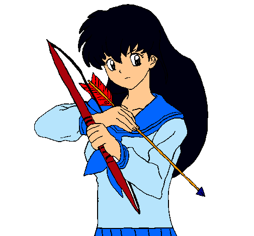 Dibujo Kagome pintado por viktoriya