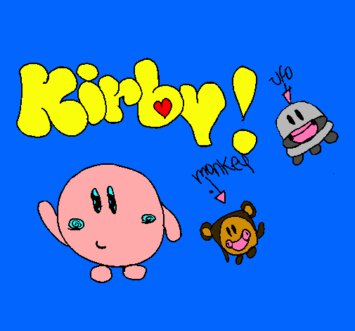 Dibujo Kirby 4 pintado por Lukas1