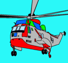Dibujo Helicóptero al rescate pintado por maf3ccach
