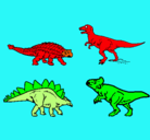 Dibujo Dinosaurios de tierra pintado por asfbnm