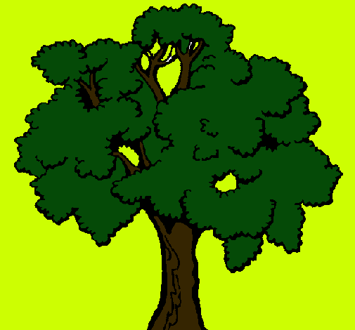 Dibujo Árbol pintado por apochi