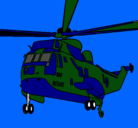 Dibujo Helicóptero al rescate pintado por julioale
