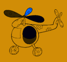Dibujo Helicóptero adornado pintado por mgvbgg