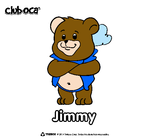 Dibujo Jimmy pintado por chochi