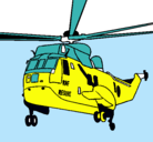 Dibujo Helicóptero al rescate pintado por Jorgitoca