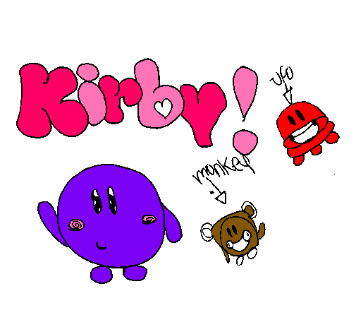 Dibujo Kirby 4 pintado por karlaxd