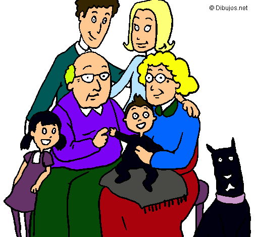 Dibujo Familia pintado por apochi