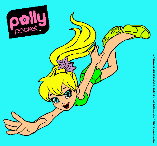 Dibujo Polly Pocket 5 pintado por sayca