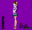 Dibujo Barbie Fashionista 6 pintado por VARVI