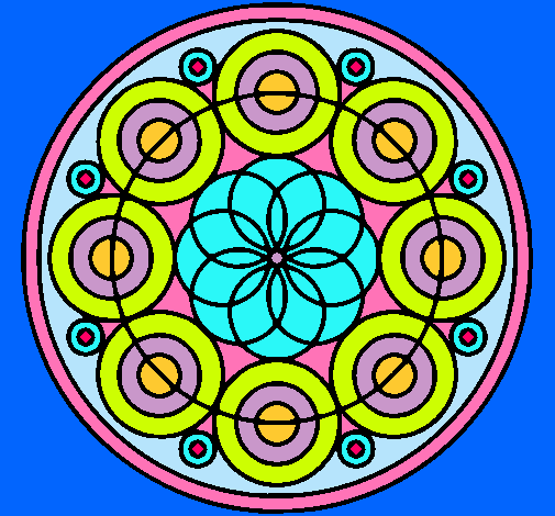 Dibujo Mandala 35 pintado por MAMCB99