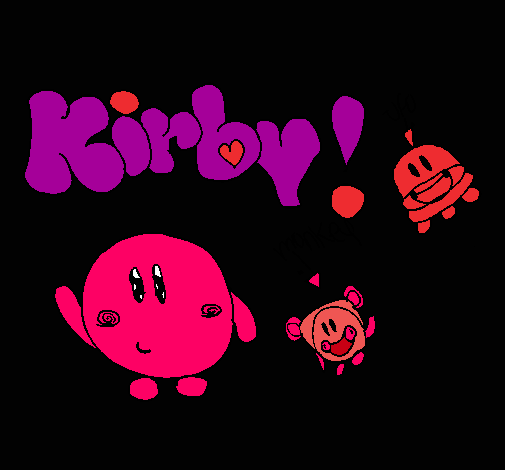 Dibujo Kirby 4 pintado por thales