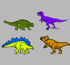 Dibujo Dinosaurios de tierra pintado por miguelon