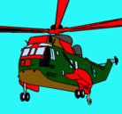 Dibujo Helicóptero al rescate pintado por 123456789oma