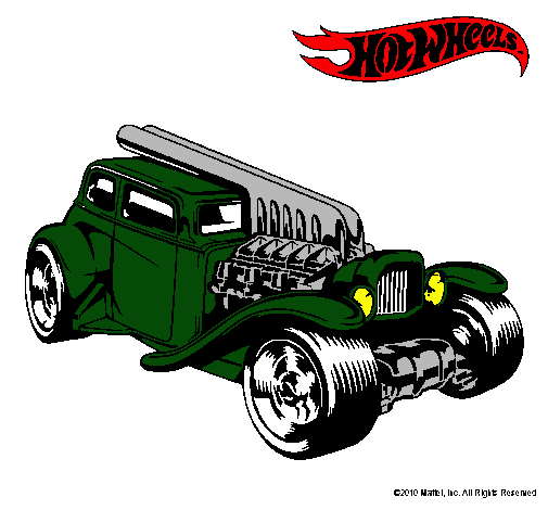 Dibujo Hot Wheels 6 pintado por LUMARNA