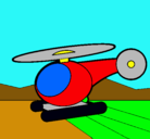 Dibujo Helicóptero pequeño pintado por popxavier11