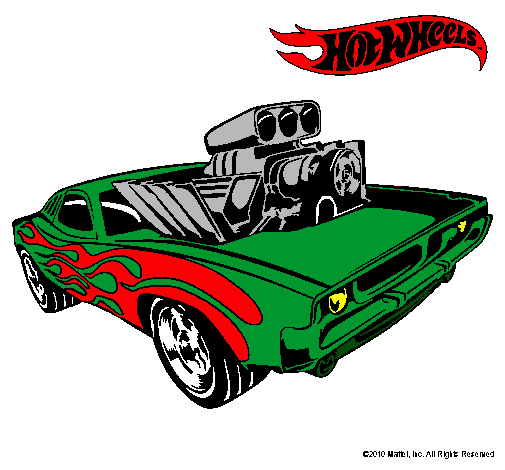 Dibujo Hot Wheels 11 pintado por LUMARNA