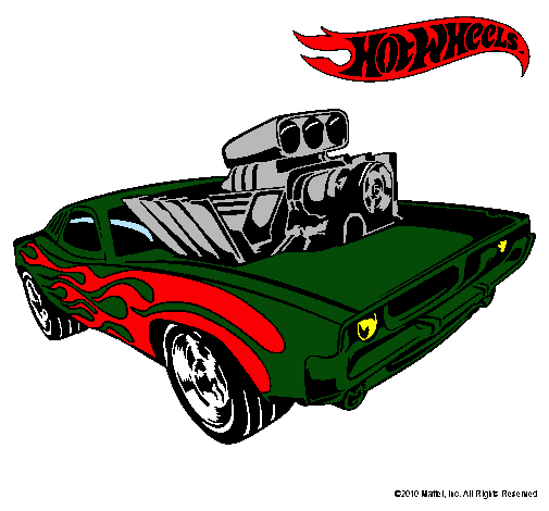 Dibujo Hot Wheels 11 pintado por LUMARNA