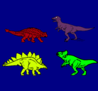 Dibujo Dinosaurios de tierra pintado por liaroserdani