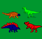 Dibujo Dinosaurios de tierra pintado por xddg