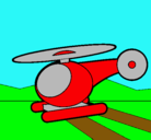 Dibujo Helicóptero pequeño pintado por andresdfelip