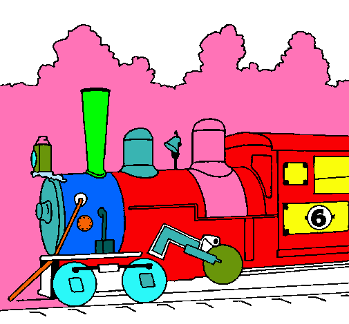 Dibujo Locomotora pintado por seb_lucio