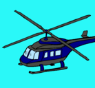 Dibujo Helicóptero  pintado por burira