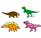 Dibujo Dinosaurios de tierra pintado por xiapsi