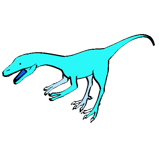 Dibujo Velociraptor II pintado por ZACARIAS