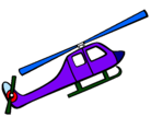 Dibujo Helicóptero de juguete pintado por lorena1