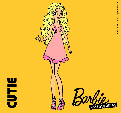 Dibujo Barbie Fashionista 3 pintado por Alexa-LC