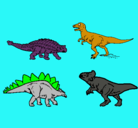 Dibujo Dinosaurios de tierra pintado por axgvbnm